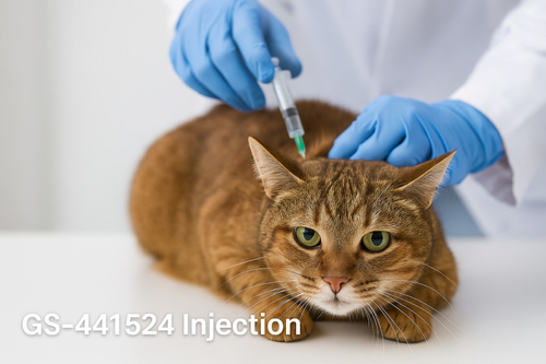最新の会社の事例について GS-441524注射は猫のFIPからの回復を助けます