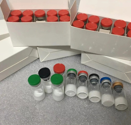 Semaglutide  5mg 10mgのガラスびんのアセテートは白い粉に塩を加える