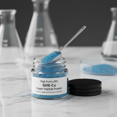 アンチエイジングおよび化粧品研究用高純度99% GHK-Cu銅ペプチドパウダー