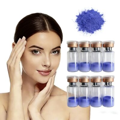 高純度GHK-Cu凍結乾燥パウダー 100mgバイアル（皮膚修復研究、化粧品製剤用）