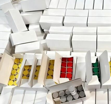 高純度10mgエピタロンペプチド凍結乾燥バイアル 安定した凍結乾燥形態（研究室用）