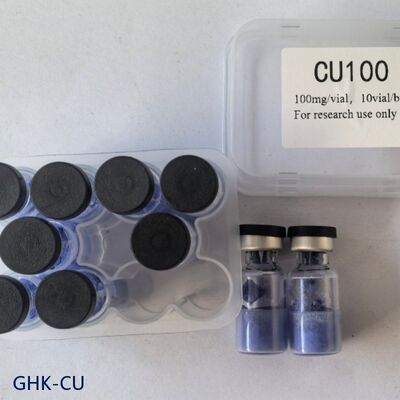 化粧品研究用高純度GHK-Cu銅ペプチド | 銅トリペプチド-1粉末 | 安定した青色ペプチド原料 | 純度99%以上