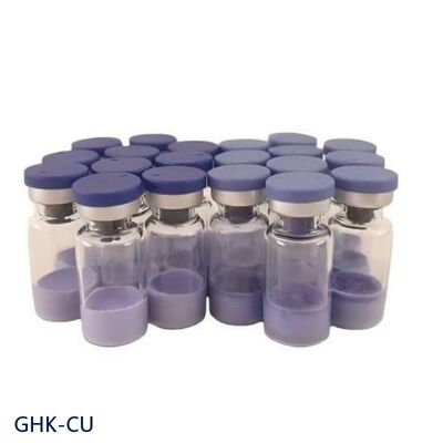 高純度GHK-Cu銅ペプチド 皮膚ケア研究のための粉末 銅三ペプチド-1 化粧品 安定した青色ペプチド 純度 ≥99%