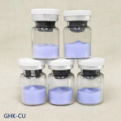 高純度GHK-Cu銅ペプチド 化粧品用粉末 銅トリペプチド-1 皮膚ケア用 安定した青色粉末 ≥99% 純度