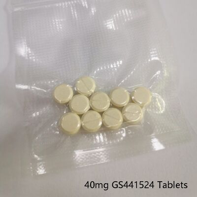 40mg GS-441524 猫の感染症性腹膜炎のための口服錠剤 安定した獣医用抗ウイルス薬
