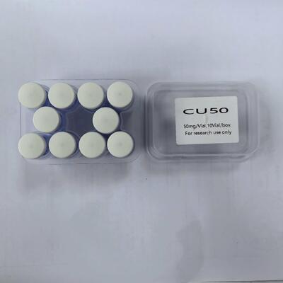 スキンケア革新のための高純度 GHK-Cu 銅ペプチド粉末銅トリペプチド-1 化粧品成分ブルーペプチド複合体の安定した研究材料