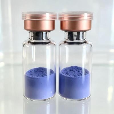 高純度GHK-Cu銅ペプチド粉銅トリペプチド-1 化粧品成分 皮膚ケア用青色ペプチド 安定した研究品質